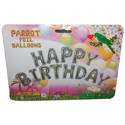 "Happy Birthday Letter Foil Balloons -code -716119-004 - Click here to View more details about this Product